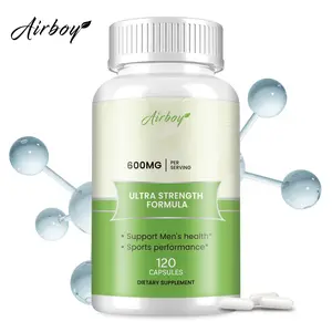 Airboy dietary supplements, 120 capsules, 600 mg per serving, natural extracts, formulated with premium ingredients to support natural health.