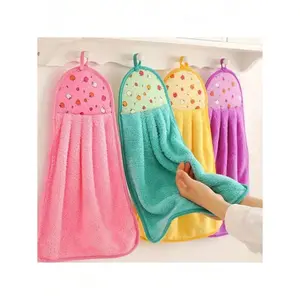 10pcs Ultrafine Microfiber Kitchen Towels - Extra Large, Absorbent & Non-Shedding, With Cute Cartoon Patterns - Perfect For Cooking, Cleaning And Home Decor, Dish Towels