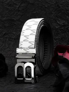 Men's Business Fashion Letter Pattern Belt, Automatic Buckle Belt, Casual Waistband for Jeans Trousers, Fashion Belt for Party, Stylish Belts, Daily Clothing Decor