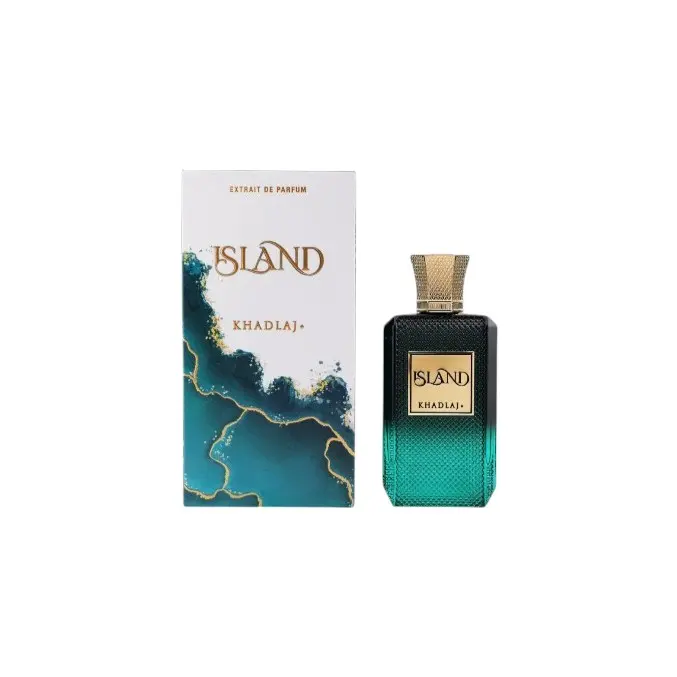 Khadlaj | Island | Unisex Fragrance | 100 ML - 3.4 OZ | Extrait De Parfum | Coconut - Ginger & Pineapple