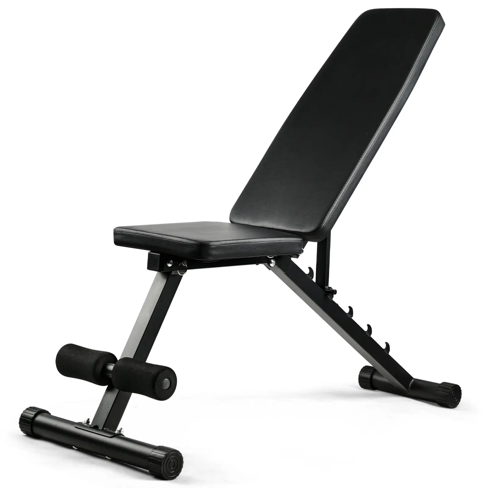 Foldable Adjustable Bench for Home Gym - Sturdy Steel Construction, Supports 400 lbs, Space-Saving Strength Training Equipment, Ideal for Compact Spaces