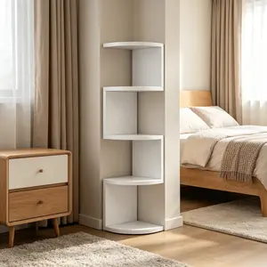 Thick Corner Shelf, No Drilling Wall Mount Organizer, Creative Multi-Layer Waterproof Storage Rack, Home Decor Bookshelf, Small Space Essential