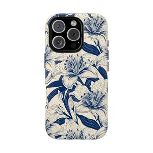 Tiger Lily Phone Case - Tough Cases, Durable Protection, Floral Design, Gift for Her