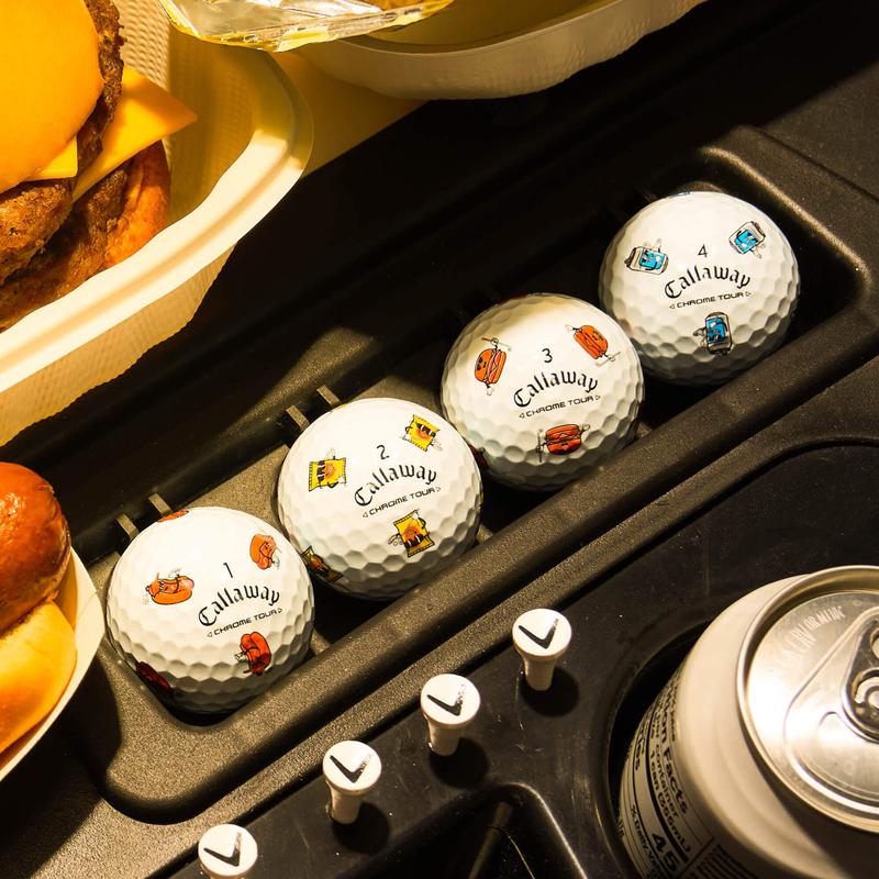Callaway Golf Chrome Tour Turnbox Golf Balls in White