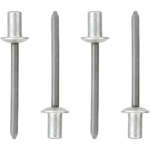 50 count 3/16" x 1/2" Closed End  Blind Rivets with Steel Mandrel, 4.8 x 12mm Pop Rivets, Pack of 50
