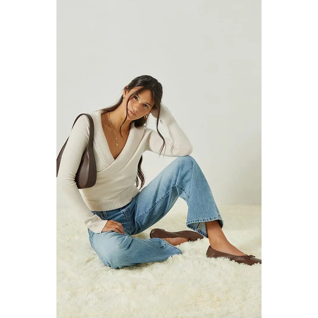 Beverly and Beck Women's Kirsten Wrap Sweater Beverly and Beck Women's Kirsten Wrap Sweater