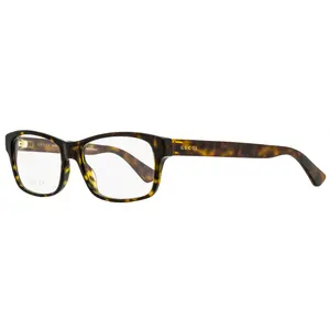 Gucci Rectangular Eyeglasses GG0006O 011 Havana 55mm 0006
