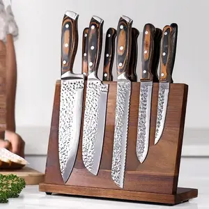 Solid Wood Magnetic Knife Holder for Kitchen