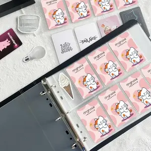 7 / 8 Slots Wide A5 Binder D Ring Photocard Holder Kpop Photo Card Collect Book 3inch Photo Album Korean 포카 바인더