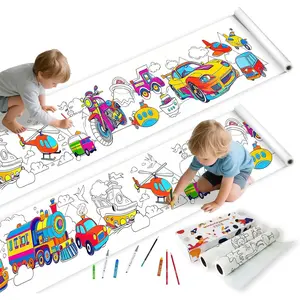 2-Pack 's Drawing Roll, Coloring Paper Roll for  ,116 * 11.6 Inches DIY Painting Drawing Paper Roll, Color Wonder Paper, Early Educational Toys for  Ages 3-8 ()