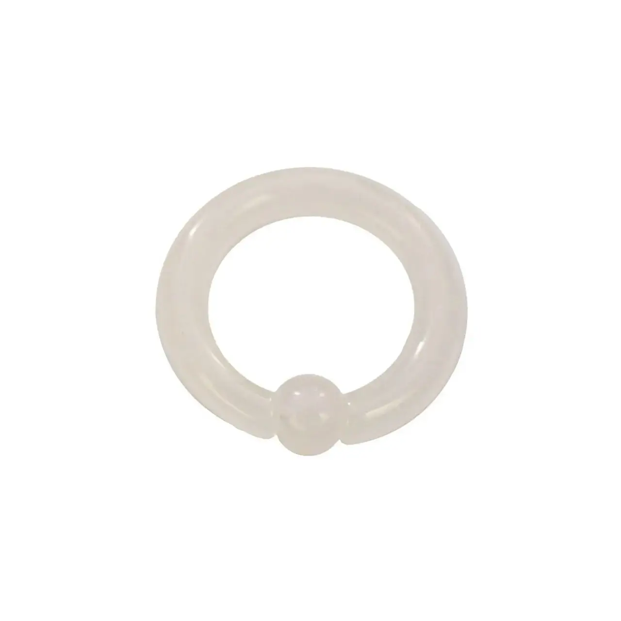 Glow In The Dark Acrylic Captive Bead Ring 8G 10G 12G CBR Nose Rings Hoop Septum Piercing Jewelry 12mm