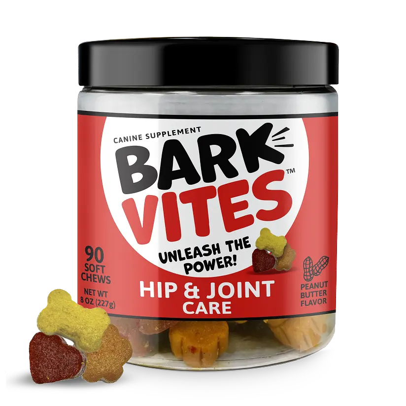 BarkVites 3-in-1 Dog Supplement Bundle – Allergy & Immunity Relief, Hip & Joint Support, 14-in-1 Multivitamin | Vet-Formulated Soft Chews for Dogs | Peanut Butter Flavor | Made in USA | All Breeds & Sizes