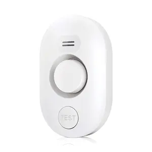 Water Leak Detector Sensor Alarm: Home Water Flooding Monitor Smart Sink Overflow Monitoring Adjustable Wet Moisture Alert Pipe Leakage Drip Detection Warning for Basement Floor