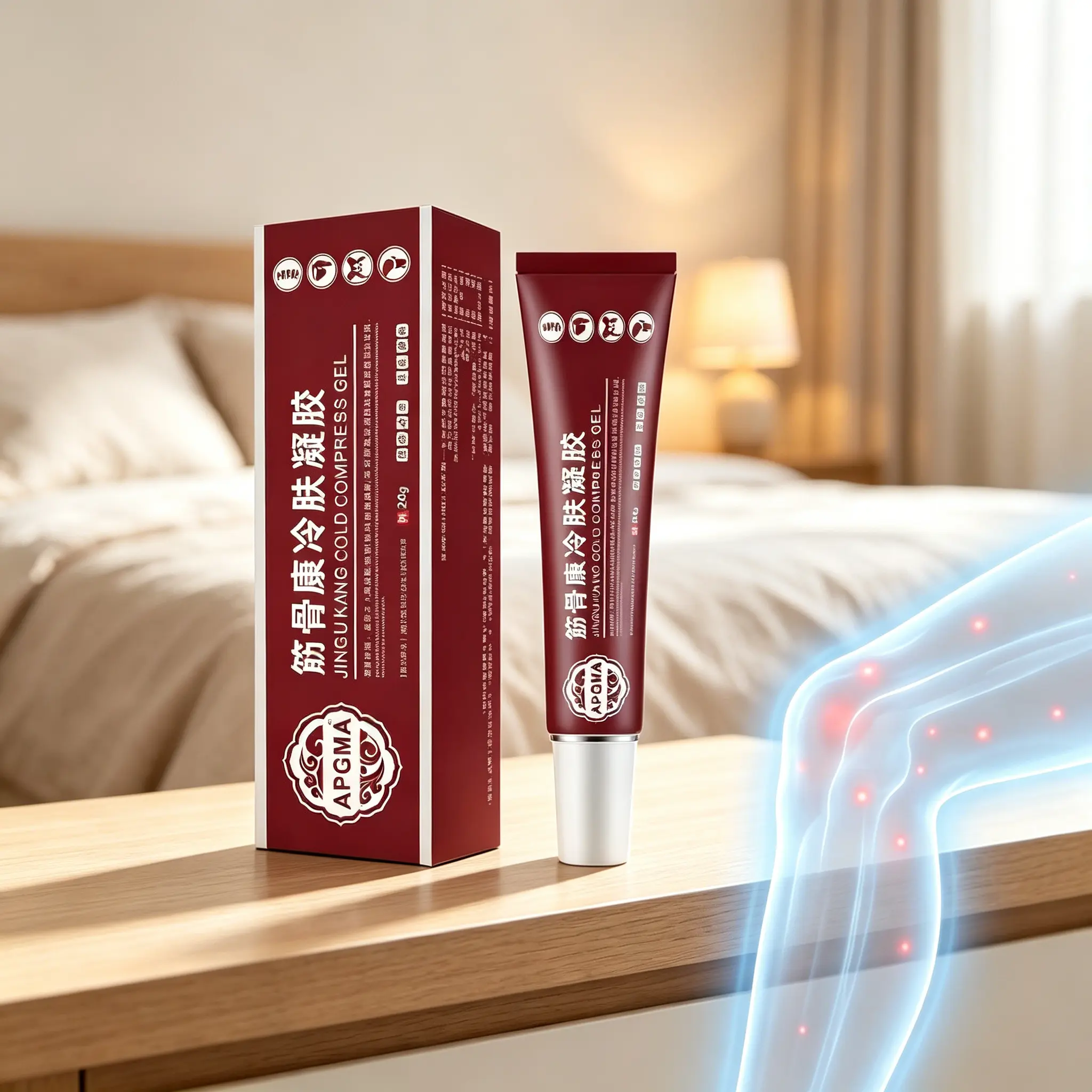JINGU KANG Cooling Skin Gel – External Use Cold Compress Gel, Cooling Care for Skin, 20g