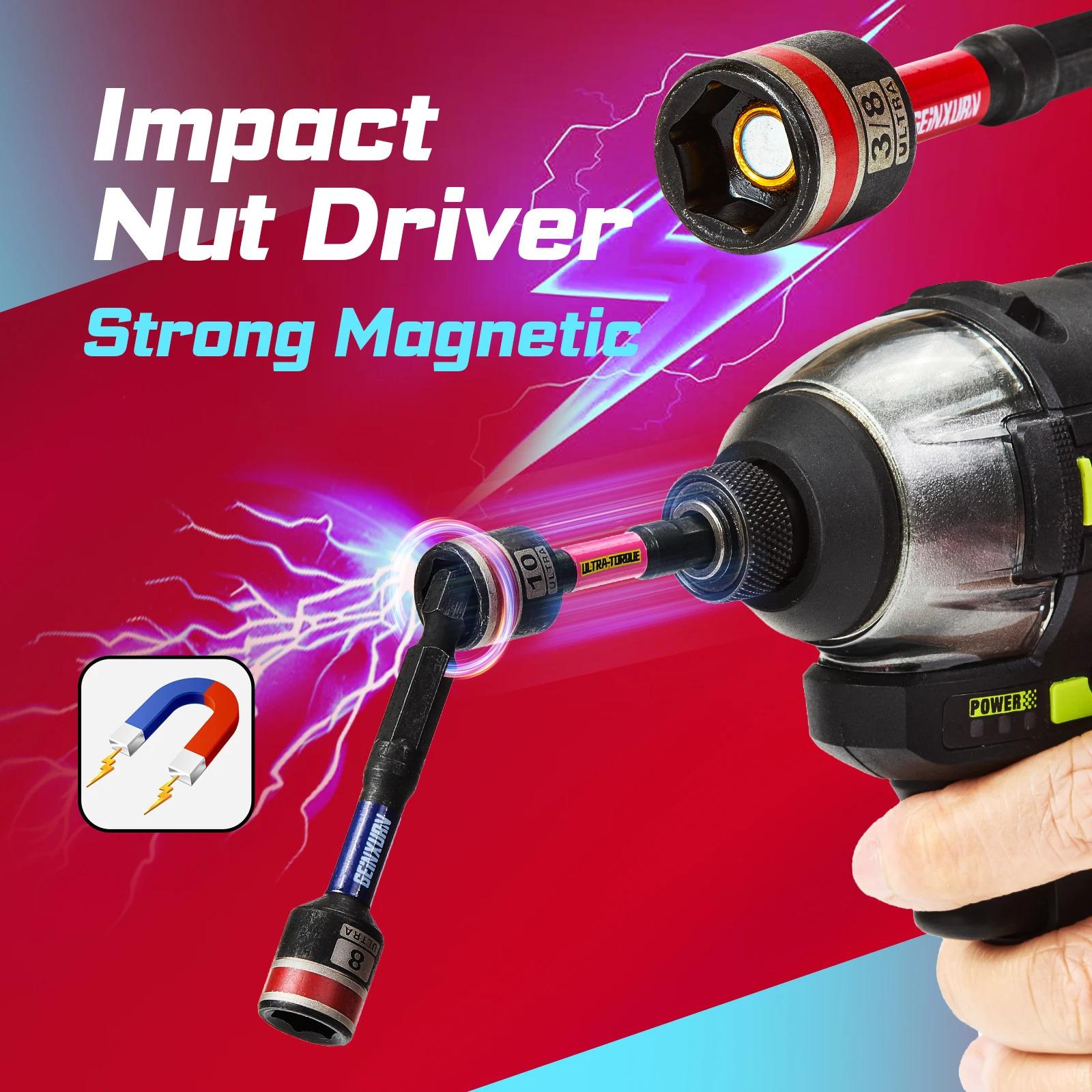 Ready to Ship in US Warehouse 52pcs Red Case High-Torque Impact Set Industrial DIY Color-Coded Screwdriver Bits OEM Customizable