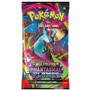 Pokémon TCG Phantasmal Flames Booster Pack – Sealed – 10 Cards