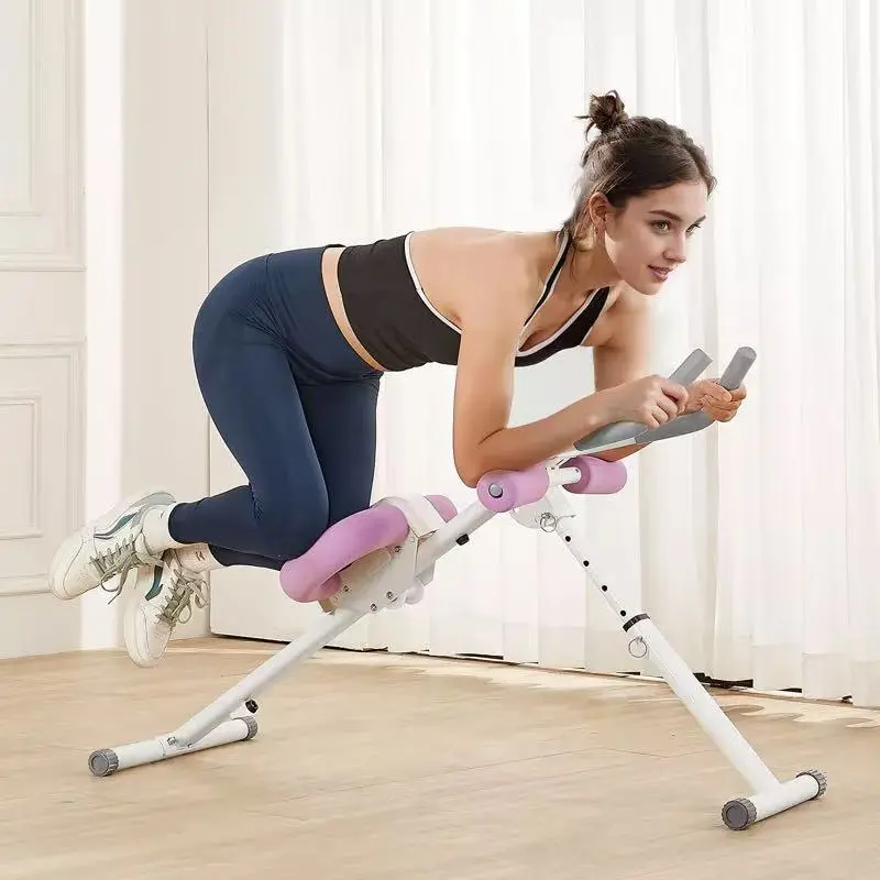 SAVEYOUR Adjustable Customizable Ab Trainer - Carbon Steel Waist-Shaping AB Rocket, Quiet Rollers, Gym Core Abdominal Fitness Equipment for Effective Core Training, Adjustable Ab Trainer