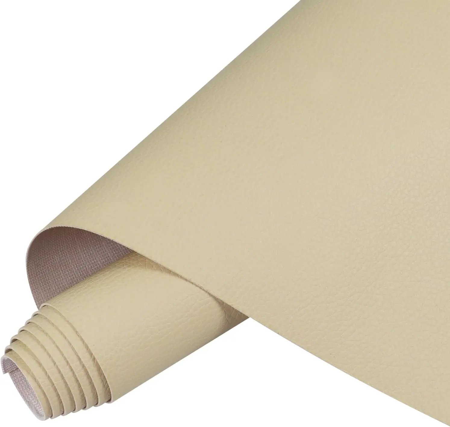 Self Adhesive Faux Leather Repair Patch Roll - Waterproof, Wear-Resistant Synthetic Leather Peel-and-Stick Vinyl Fabric for Car Seats, Sofa, Furniture DIY Renovation