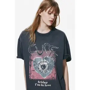 H&M Oversized printed T-shirt