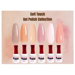 Ladybug Nails Soft Touch Gel Polish Collection - 6 pcs Set of 15 ml Bottles