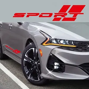 4PCS/SET "SPORT Sports Multi-scene Sticker (Red-silver bold font + device/gear bag fit) Multi-scene sticker Adds sports eye-catching personality For multi-scene decor fans"