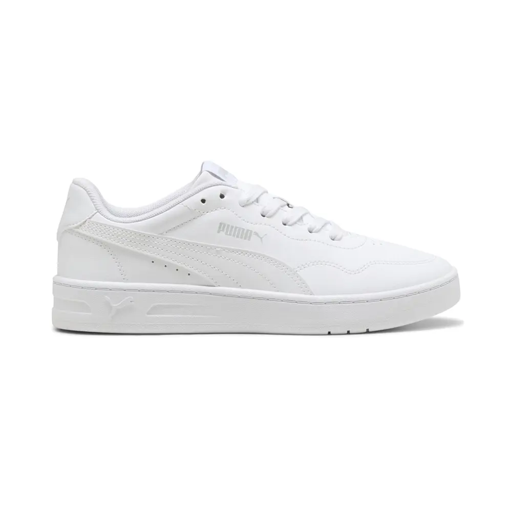 PUMA Womens Court Lally Lace Up Sneakers Shoes Casual - White PUMA Womens Court Lally Lace Up Sneakers Shoes Casual - White