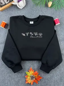 Miami FL 2026 Sweatshirt – Aesthetic Beach Vibes Oversized Cozy Crewneck Pullover