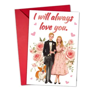 Fun Valentine's Day greeting cards, suitable for girlfriends and women; perfect Valentine's Day greeting cards, suitable for wives; cute Valentine's Day greeting cards, suitable for husbands and boyfriends