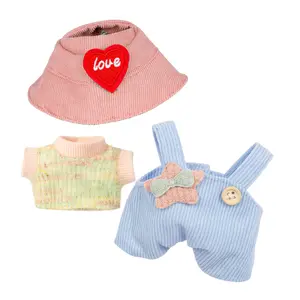 Clothes for 17cm Dolls, Cute Dolls Outfits & Clothes Accessories Set for 6.7 Inches Dolls, Gift for Dolls Collectorst