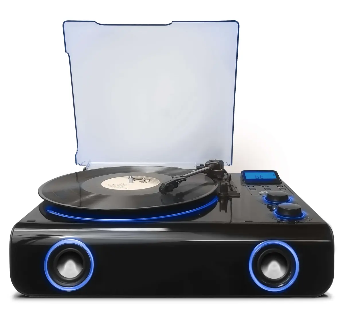 Victor Audio Victor Beacon Hybrid 5-in-1 Turntable System with Bluetooth & FM Radio (Black)