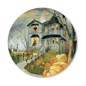 Courtside Market Haunted Patch 12" x 12" Circular Board