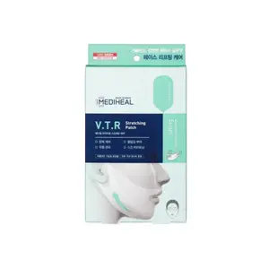 Mediheal V.T.R Stretching Patch 1 pack (4pcs) - High Adhesive Tension Intensive Face Lifting and Tightening Band Mask Sheet, Anti-Aging, Prevents Double Chin for Sagging Skin, Firming and Elasticity