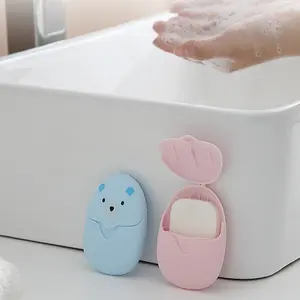 Disposable Soap Bars, Portable Hand Wash Tablets, Cleanser, Hand Cleaning Product, Cleansing, Mini Travel Size Hygiene Solution, Convenient for Road Trips & On-The-Go Use