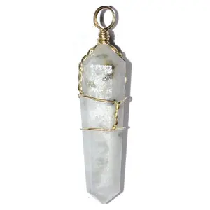 (set of 5) Rainbow Moonstone wire wrapped point