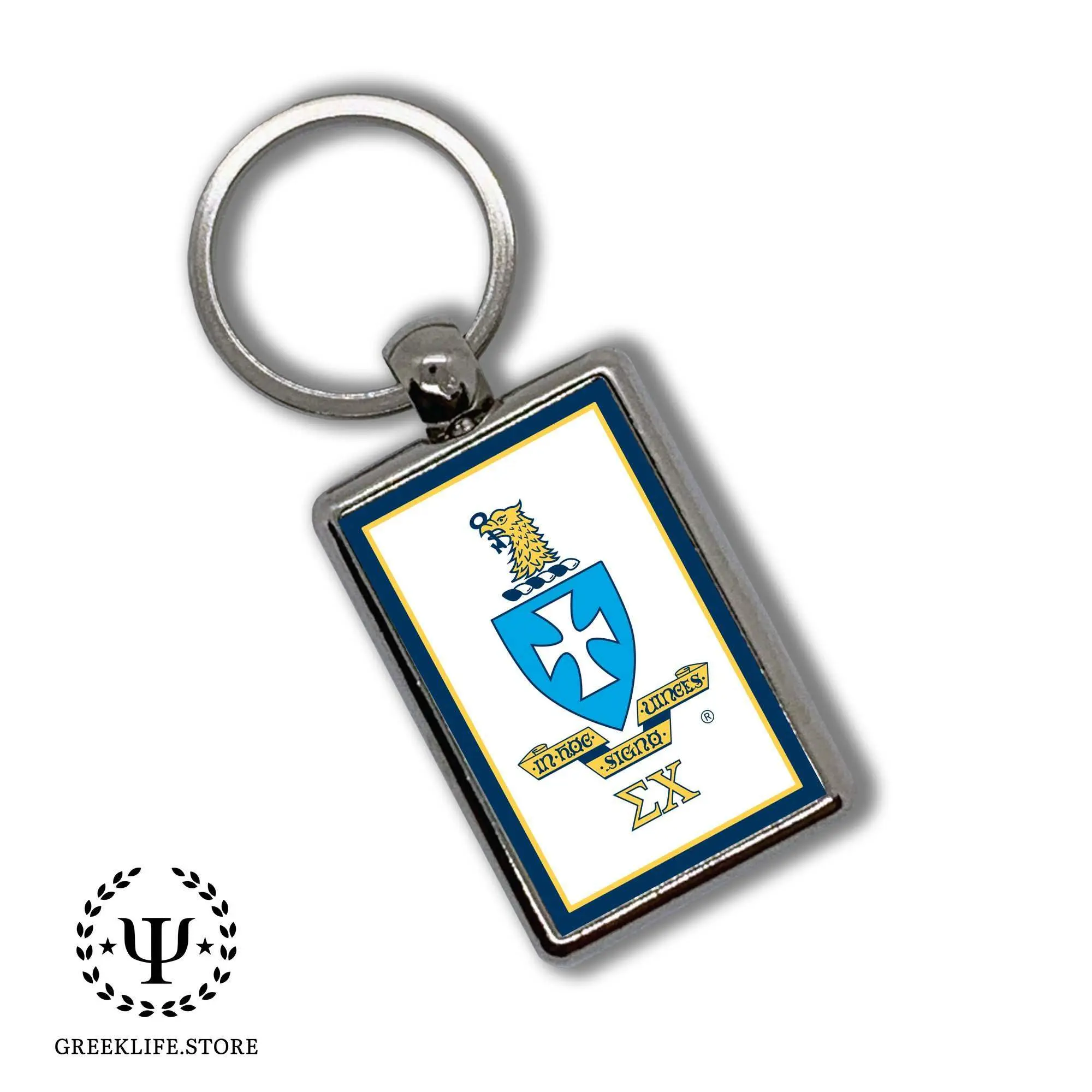 Sigma Chi Keychain Rectangular