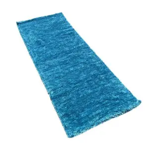 2' x 5'  Feet Reversible Soft Turquoise Area Rug