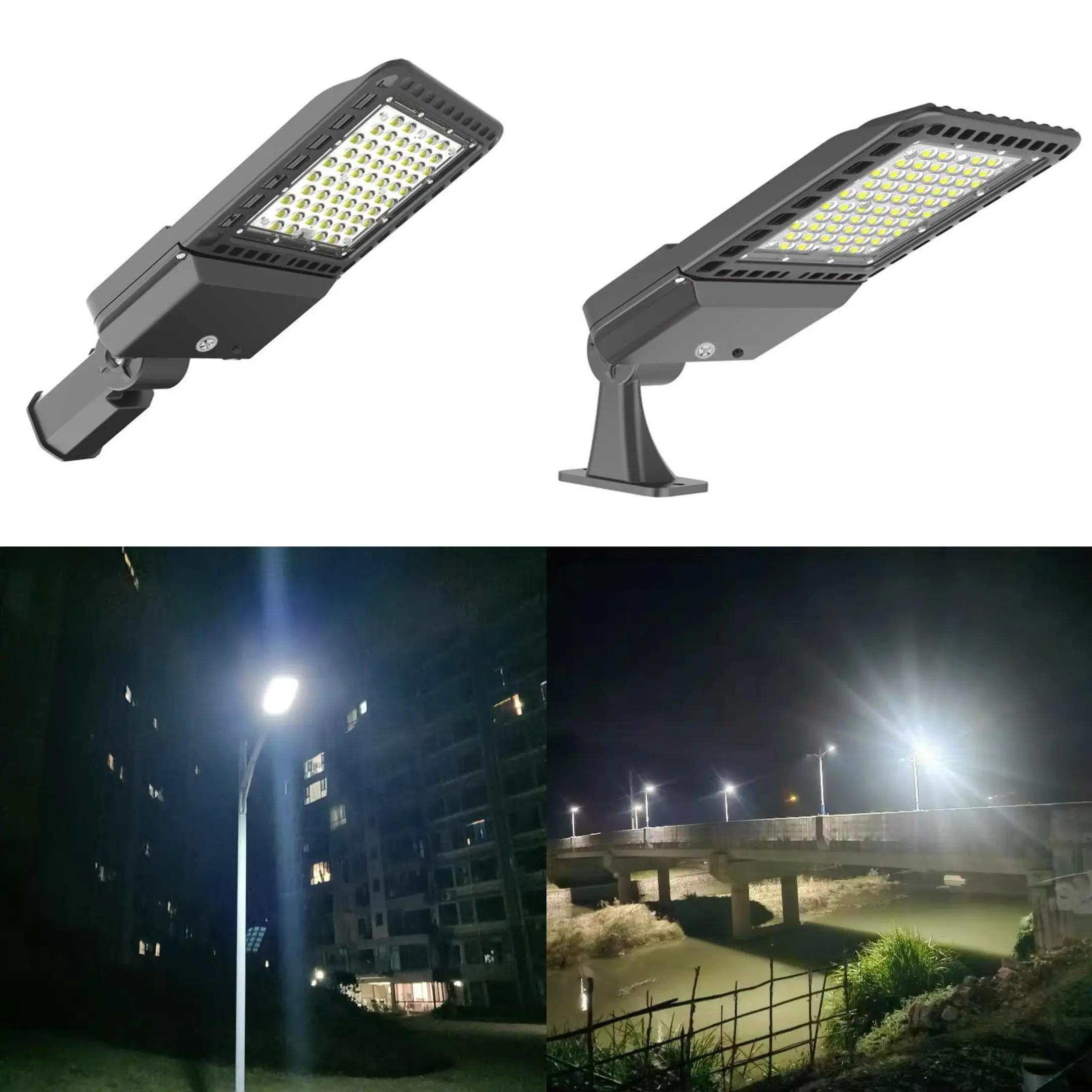 300W LED Parking Lot Lights with Photocell Slip Fitter Arm Mount 39000LM Outdoor Pole Mount Light 5000K IP65Waterproof Commercial Flood Security Light for Yard Driveway ETL Listed Automated Led Flood & Spot Lighting,  Panel Modern Design