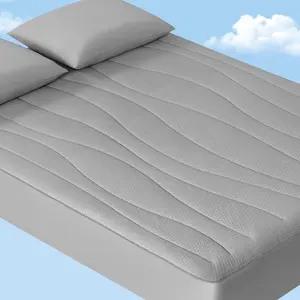 Cooling Mattress Pad King, Arc-Chill® 3.0 + PCM Cooling, Stay Cool All Night, Breathable & Soft, Deep 18", Washable Mattress Protector for Hot Sleepers, Gray