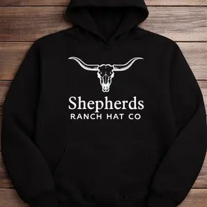 SRHC. Longhorn Hoodie - Bold Longhorn Design, Comfortable & Stylish, Versatile for Casual Wear, Trendy Addition to Your Wardrobe
