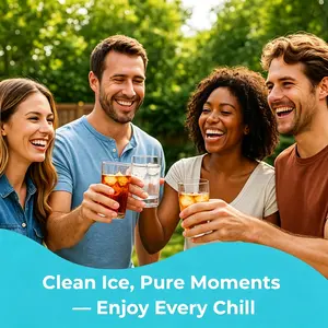 Universal ice machine cleaner descaling tablets, nickel-safe scale remover for all ice maker types, perfect for countertop and nugget ice makers, long-lasting deep cleaning ice machine cleaner