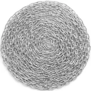 VEVOR Proof Coil Chain, 1/4x 100', 1540 lbs Safe Working Load, Zinc Plated Proof Tested Coil Chain with Two Quick Links, Galvanized Carbon Steel Link Chain for Towing, Hanging, Camping, Pet TowingVEVOR Super Brand Day