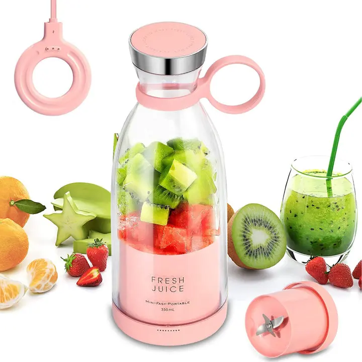 Portable Electric Juicer Blender-Pink