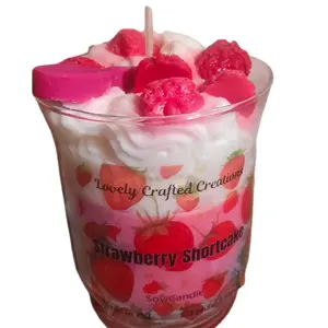 Strawberry Shortcake Candle Decor