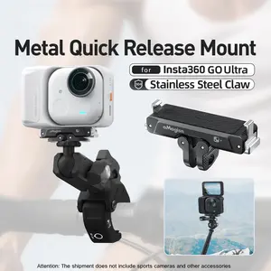 Shadow Stone Insta360 Go Ultra Metal Quick-Release Magnetic Base Accessories, Durable Camera Mounting Solution, Ideal for Photography & Videography