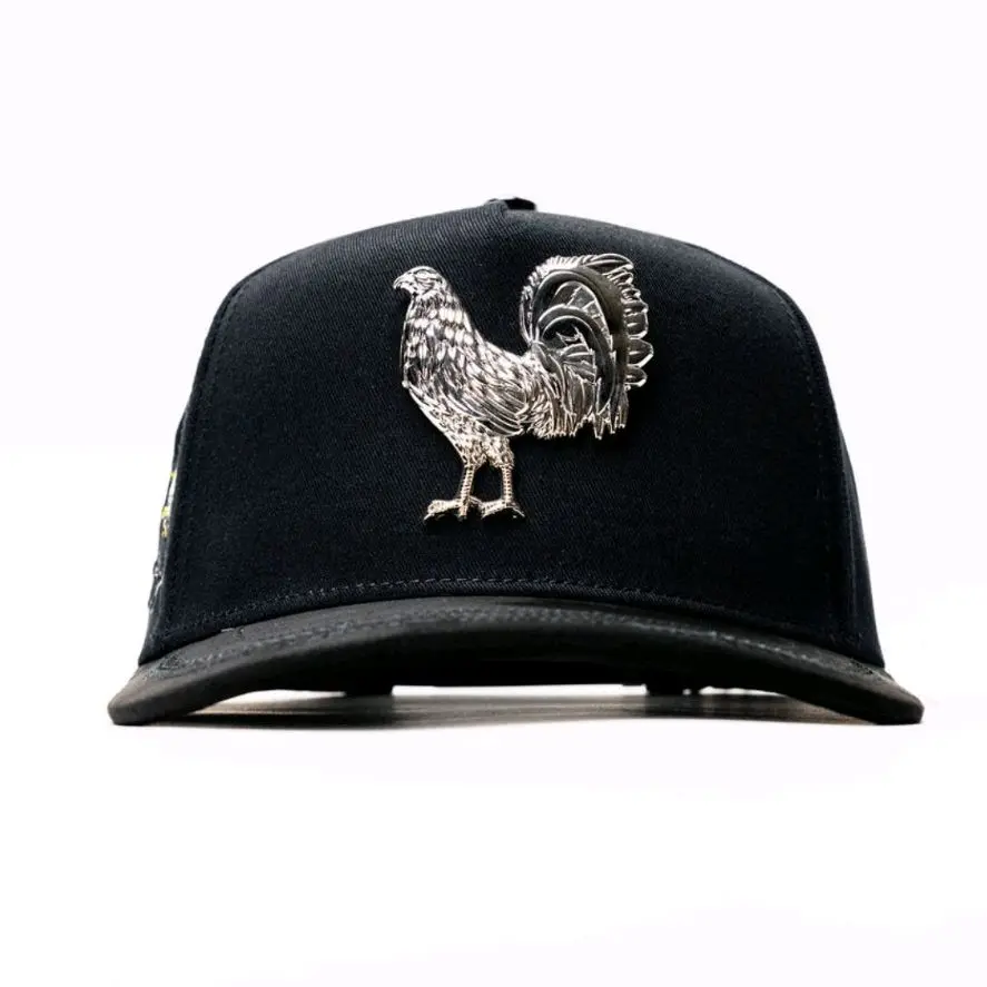 Gallero Rooster Biggboss Black and Silver Hat