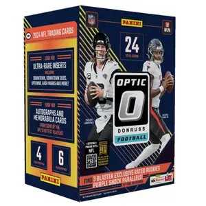 2024 NFL Panini Donruss Optic Blaster Box - Purple Shock - Collectible Football Sports Trading Cards