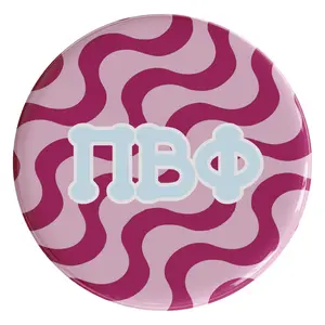 Pi Beta Phi Groovy Sorority Button