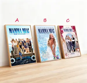 Mamma Mia Movie Poster: Minimalist Wall Art Print
