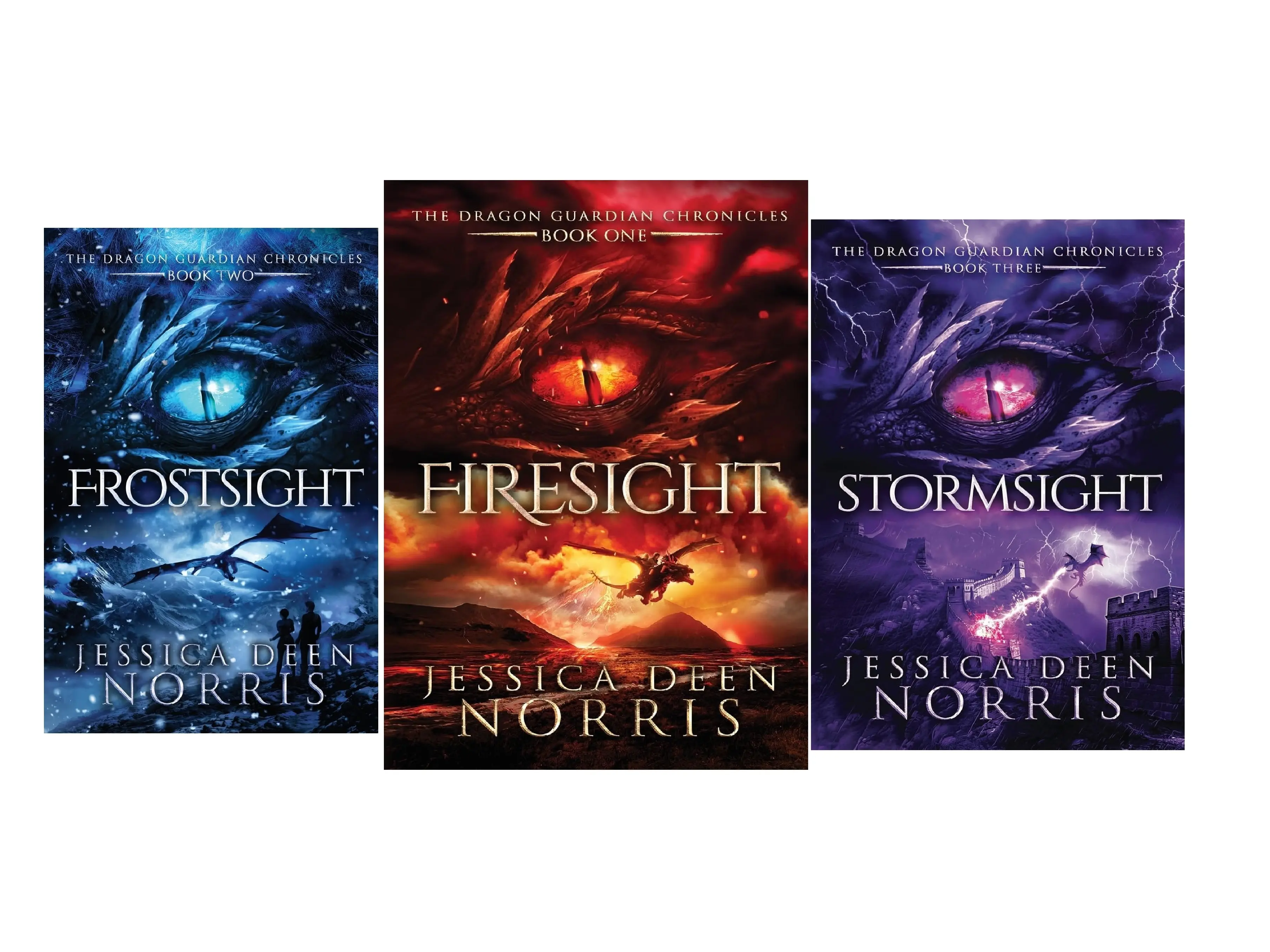 The Dragon Guardian Chronicles 3-Book Novel Series: Firesight, Frostsight, Stormsight (Paperback)