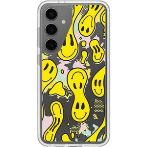 OtterBox Galaxy S24 Ultra Case Symmetry Series Clear Smiley Drip